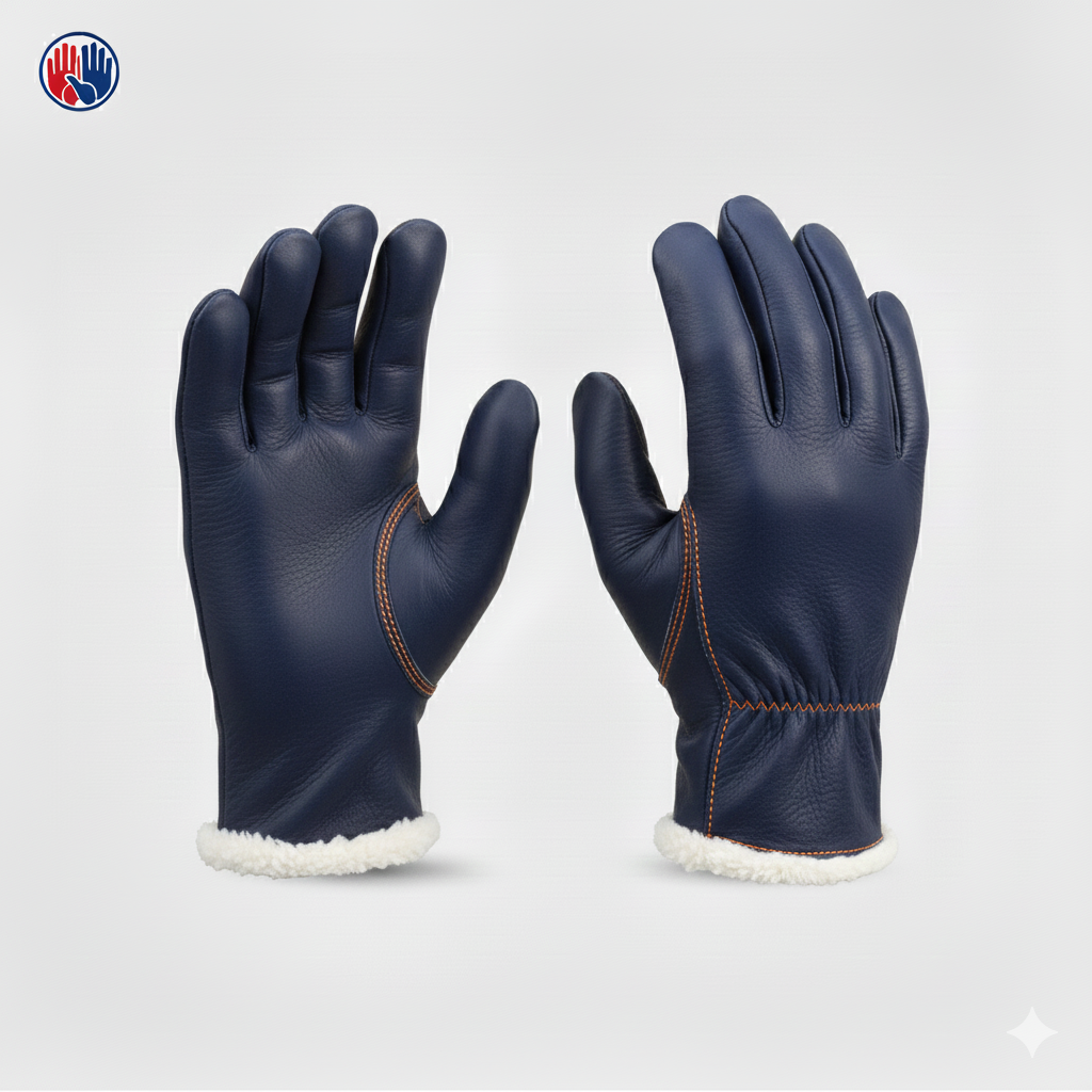 Cold Resistant Assembly Driver Safety Leather Work Gloves