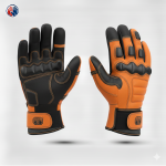 Cut Level 5 Impact & Cut Resistant Mechanical Hazard Safety Leather Work Gloves