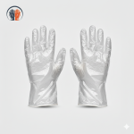 Disposable High Density Polyethylene HDPE Clear Plastic Gloves