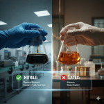 Nitrile vs. Latex: Which Chemical Resistant Glove is Right for Your Facility?