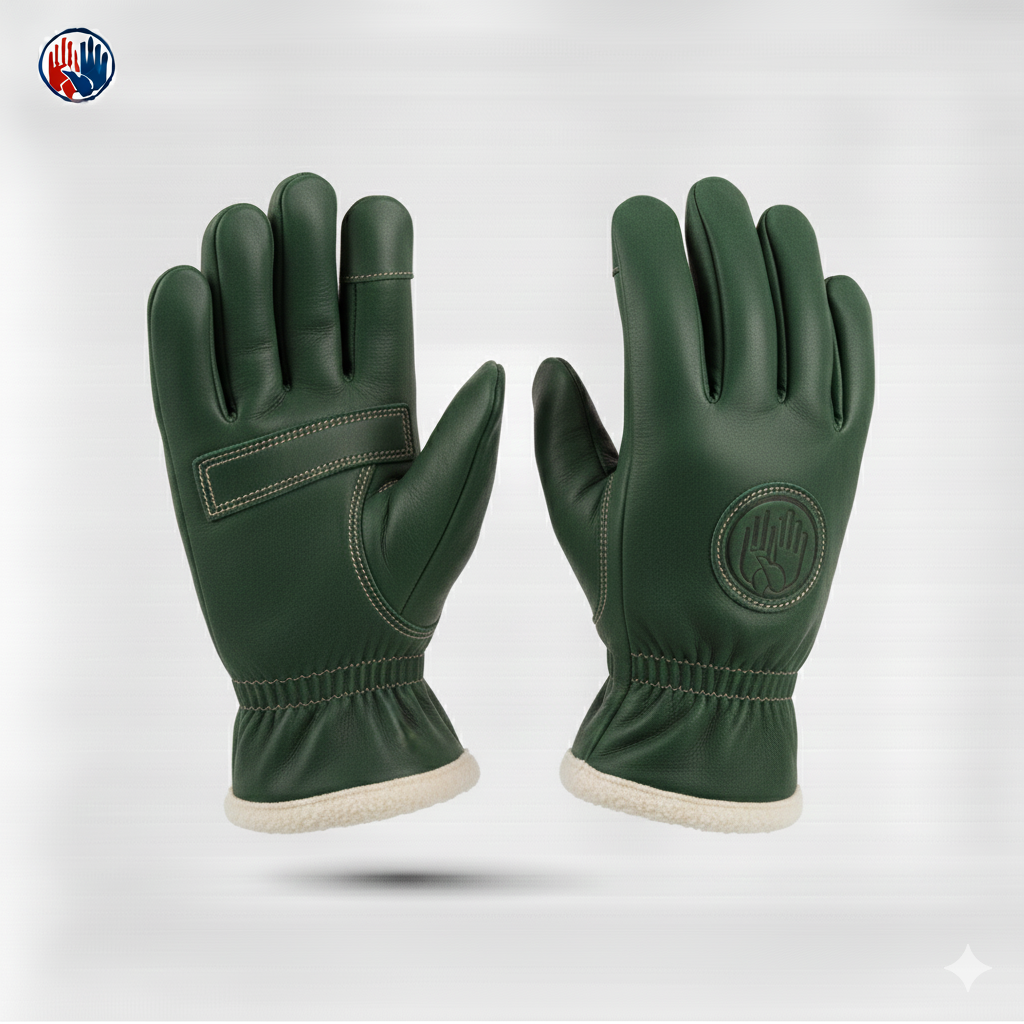 Premium Cold Resistant Assembly Driver Safety Leather Work Gloves