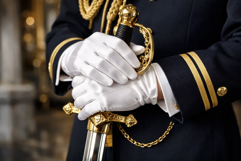 Ceremonial Uniform Gloves: Purpose and Material Guide