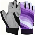 Three-Quarter Finger Cycling Gloves – Sublimated Athletic Grip & Control