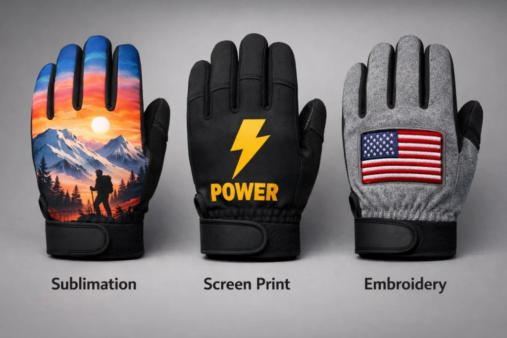 Sublimation Printing vs Other Printing Methods for Gloves