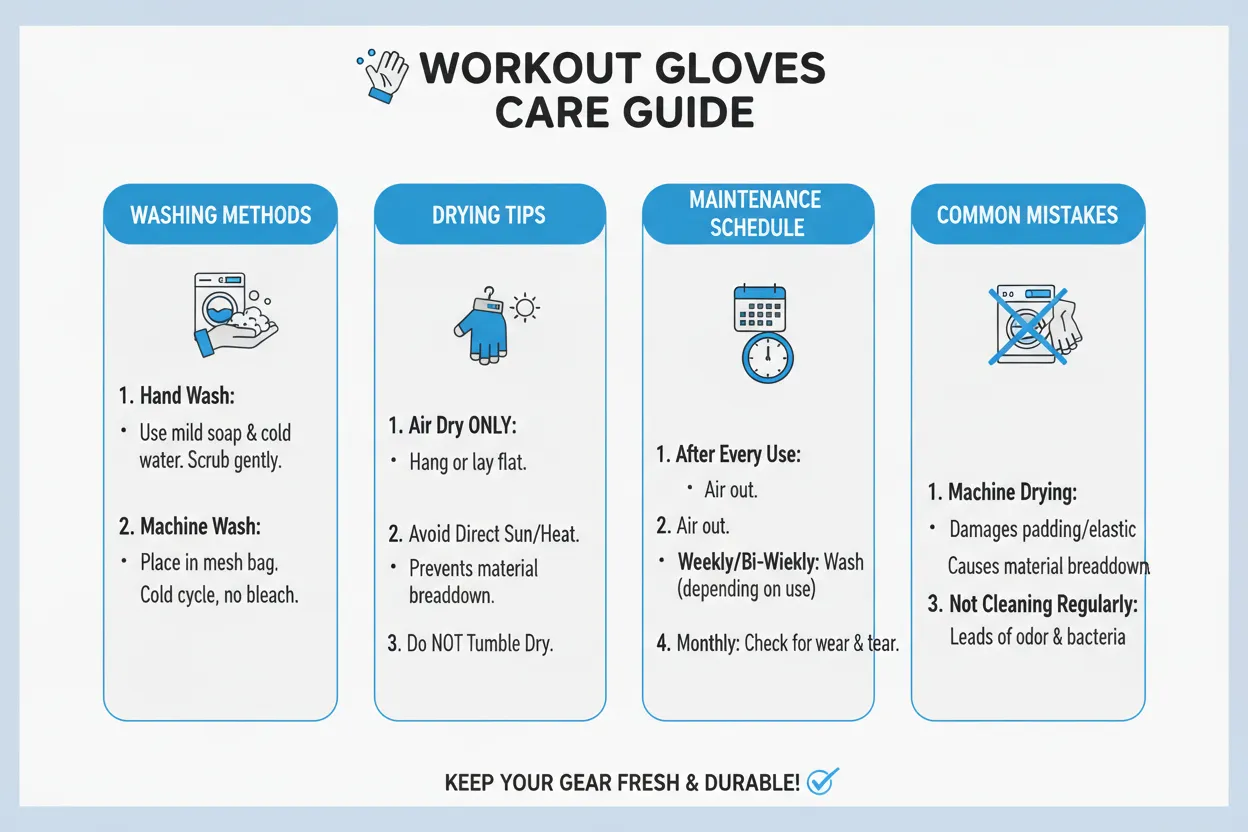 Gym Glove Care Guide: How to Wash and Maintain Your Workout Gloves