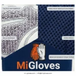 Professional Weight Training Gloves – White & Blue Performance Design