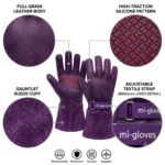 Heavy-Duty Arc Flash & Fire Resistance Work Gloves