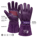Heavy-Duty Arc Flash & Fire Resistance Work Gloves