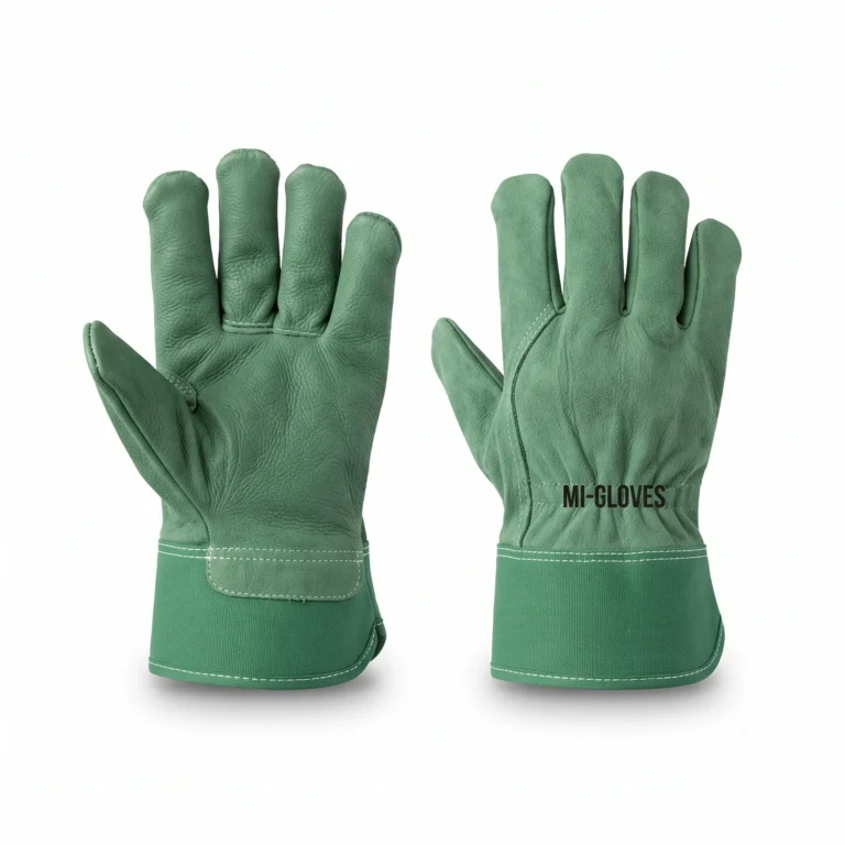 Heavy Duty Split Cowhide Leather Welding Industrial Safety Gloves (EN 12477 & EN 407)
