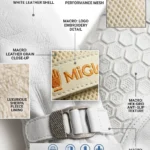 Snow White Luxury Leather Thermal Winter Gloves