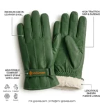 Elite Genuine Leather Thermal Winter Gloves