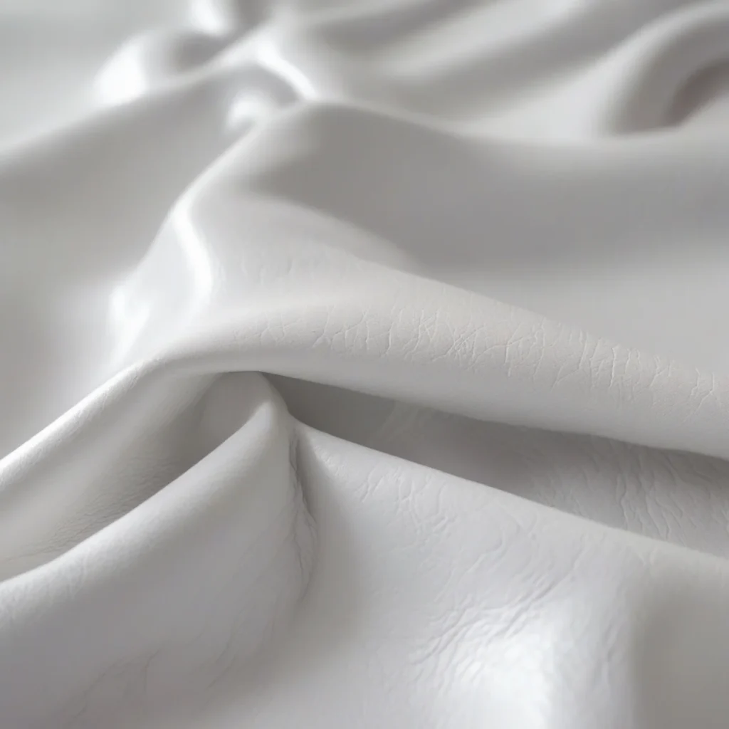 Macro photograph of the durable double stitching and reinforced grip on a safety glove palm.