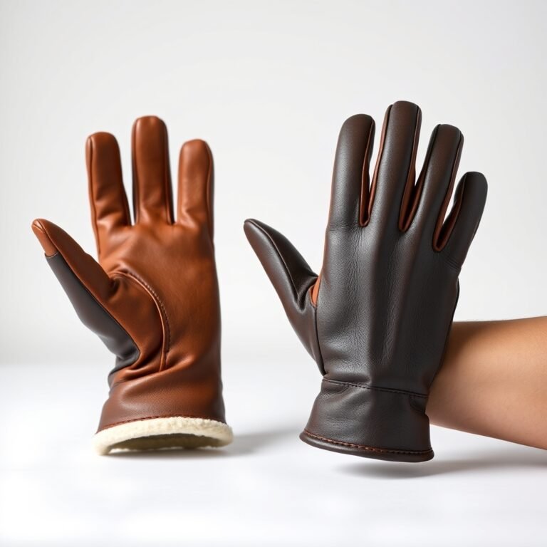 Leather Palm Insulated Gloves